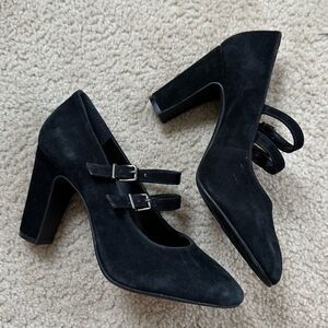 Gianni Bini Black Mary Jane style heels